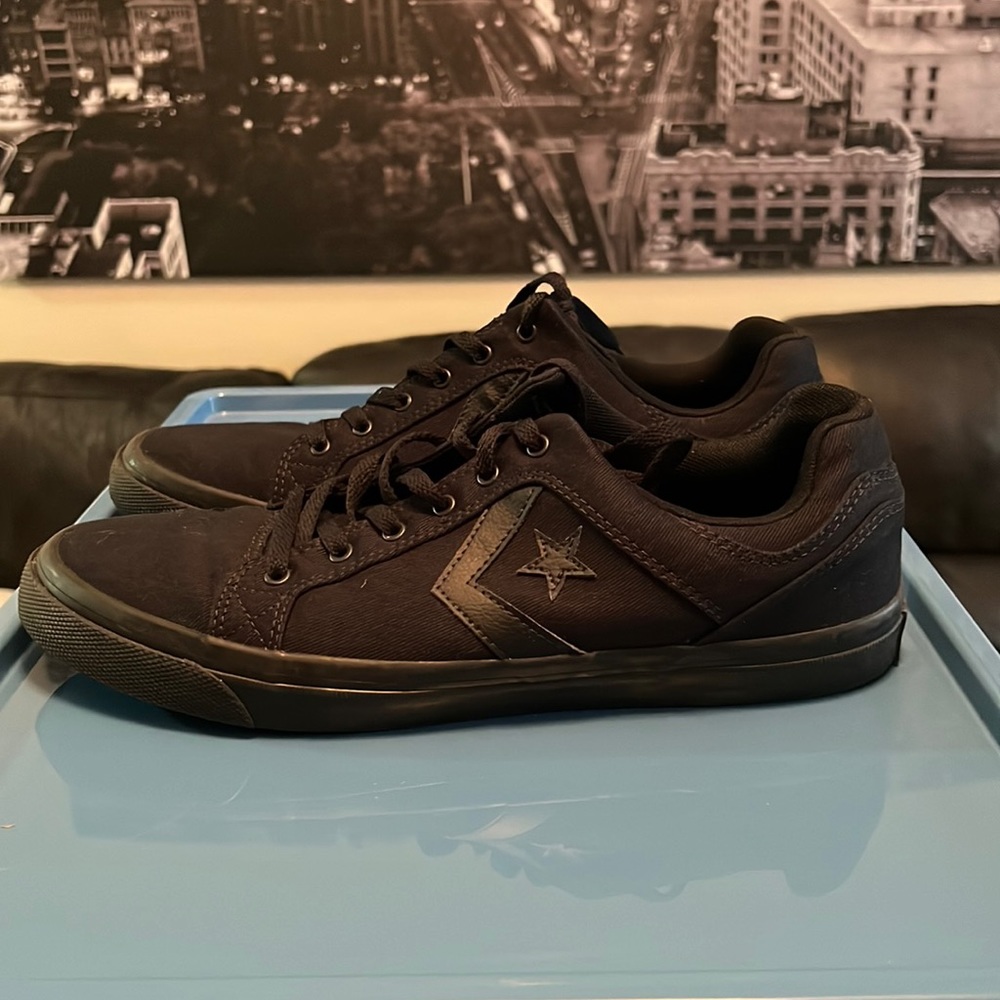 Black Converse Shoes size 13